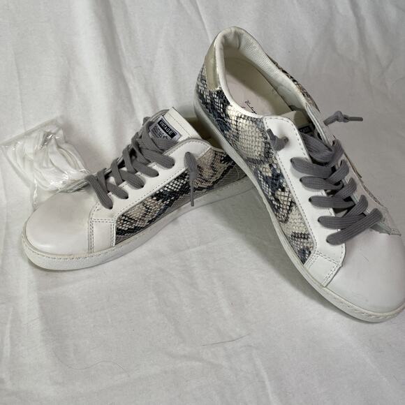Vintage Havana 8 Bianca Snake Sneakers Star- New -No Box Minor Stain See Pics - Picture 1 of 6
